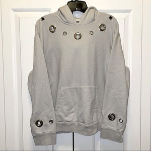 MONROW Sweatshirt with Grommets